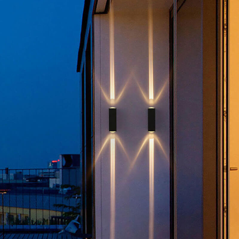 Luvikno | Moderne vanntett rektangulær LED vegglampe for utendørs bruk