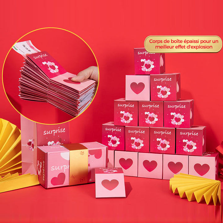 Springbox Rød Pakke Overraskelse | luvikno
