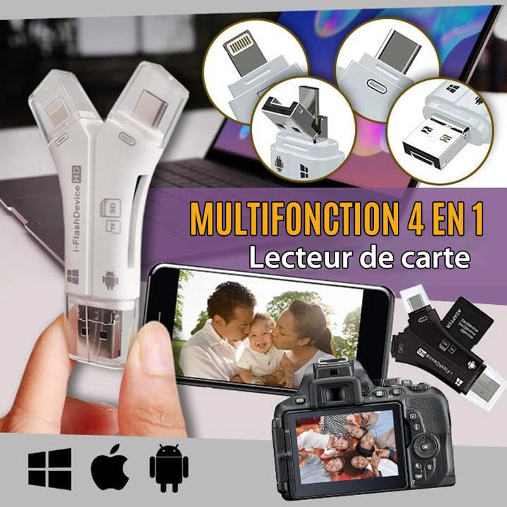 Ciaovie 4 i 1 Smarttelefon Kortleser | luvikno