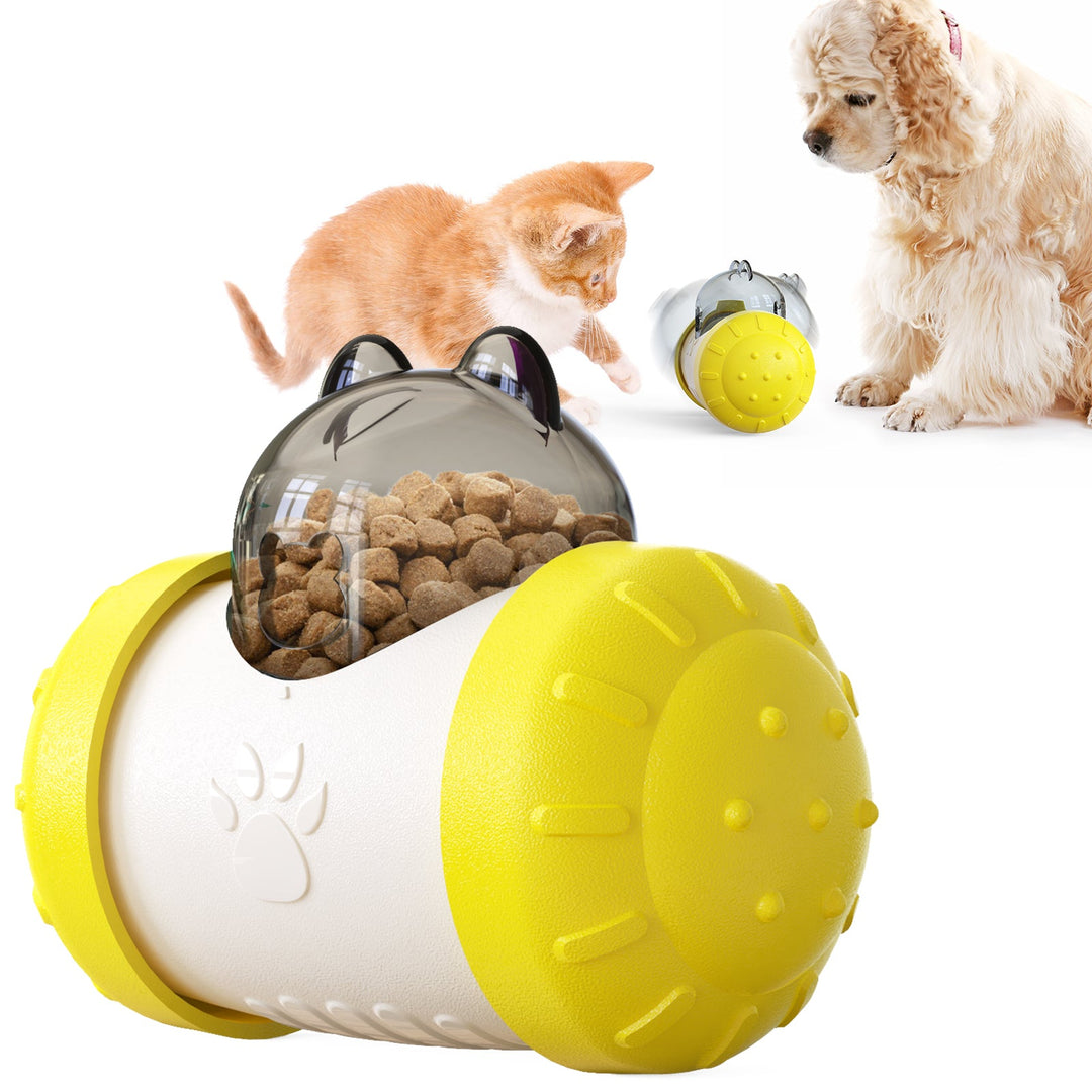 Wobble Feeder Ball – Interaktiv Mat-Distributor Leketøy for Hunder Luvikno