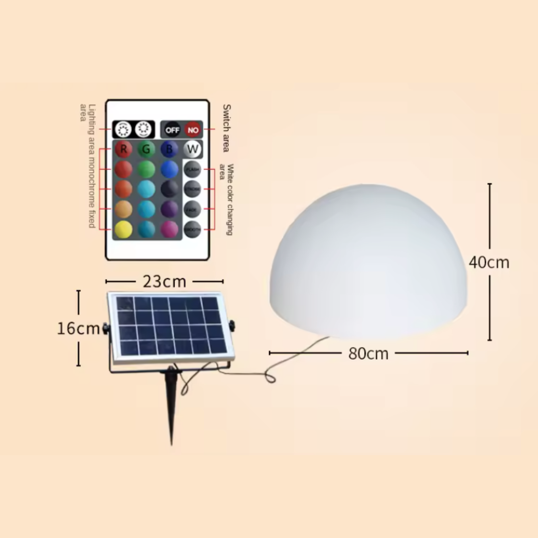 Solar Dome Light Luvikno