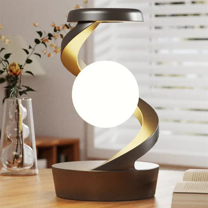 Moderne skrivebordslampe med roterende ball Luvikno