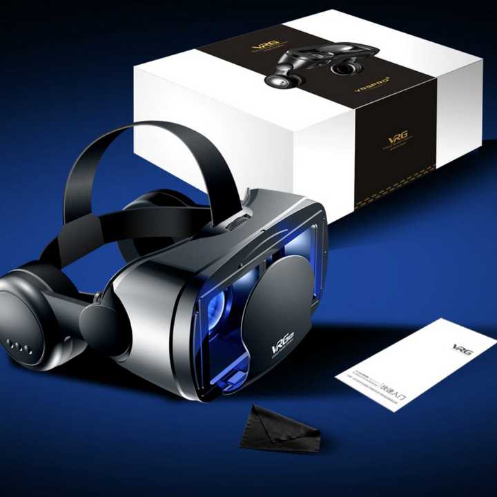 ImmersionX VR-briller - intelligente VR-briller med integrerte hodetelefoner Luvikno