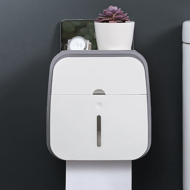 Vegghengt baderomsorganisator Tissue Box Holder | Luvikno