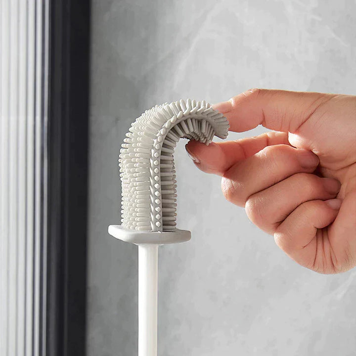 Silikon toalettbørste med veggholder – Ultimate hygiene løsning | Luvikno