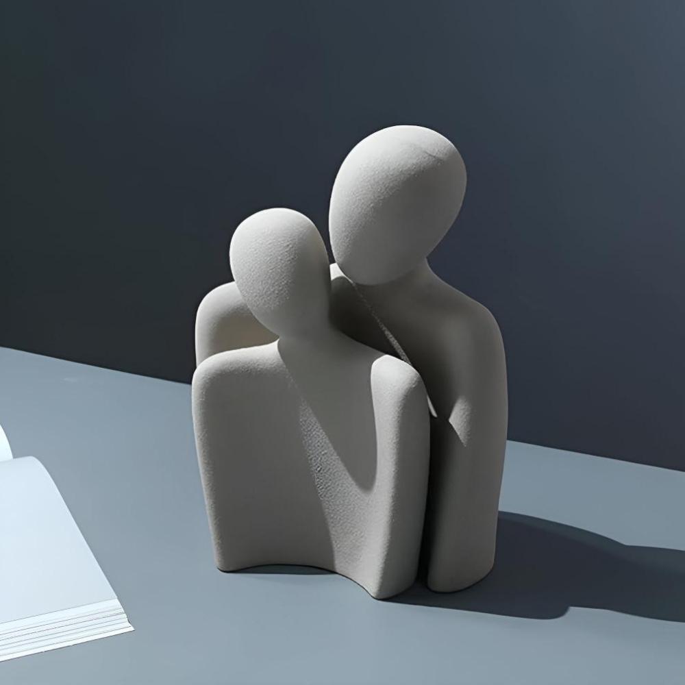 Couple Ceramic Love Figurine | Luvikno