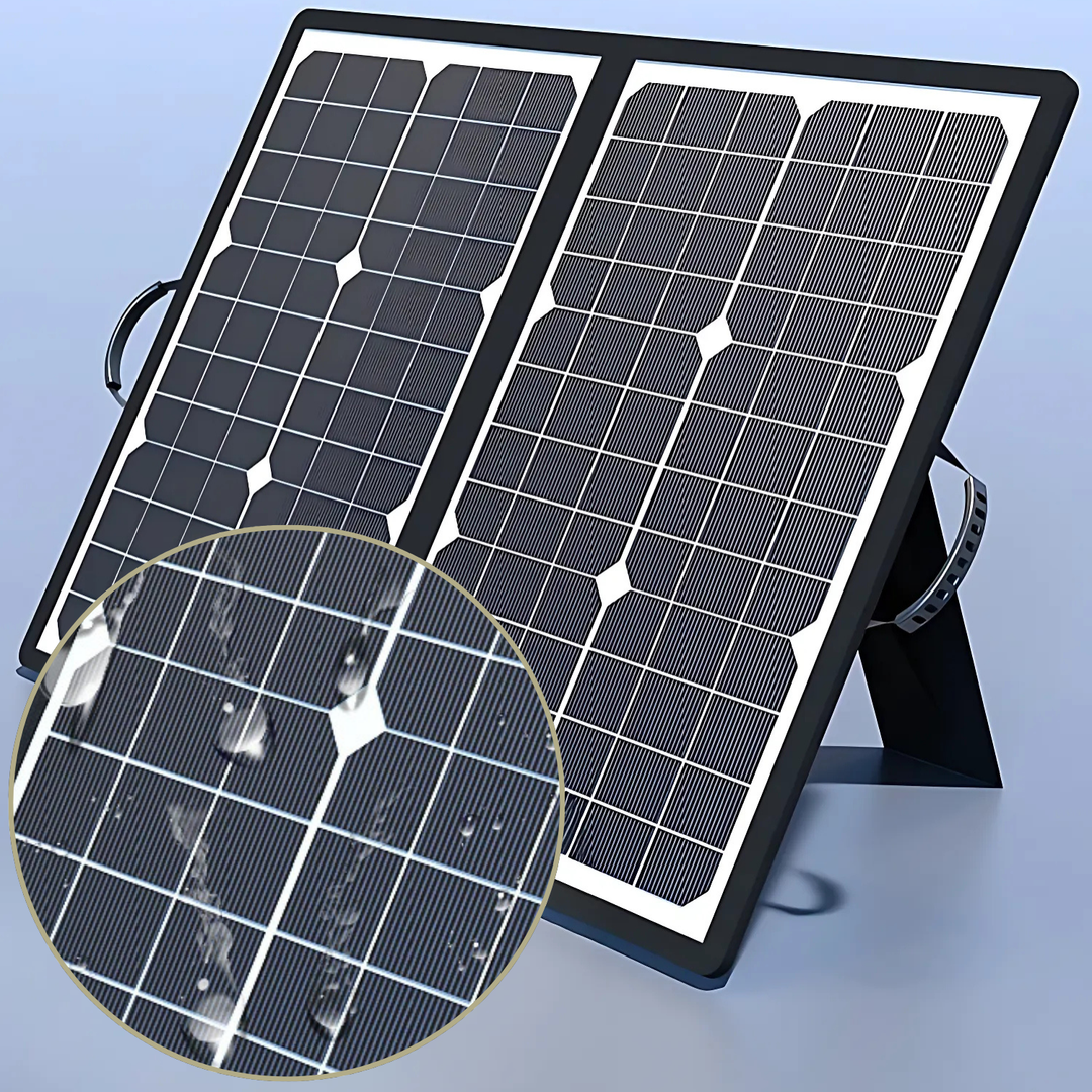 PowerFlex 1000W Sammenleggbart Solpanel – Porterbar Solenergi for Camping og Utendørs | Luvikno