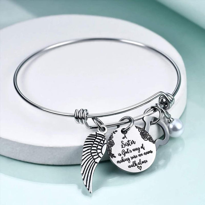 Luvikno | Never walk alone - Søster armbånd