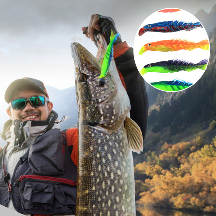 Luvikno | Gummifisk med flere segmenter