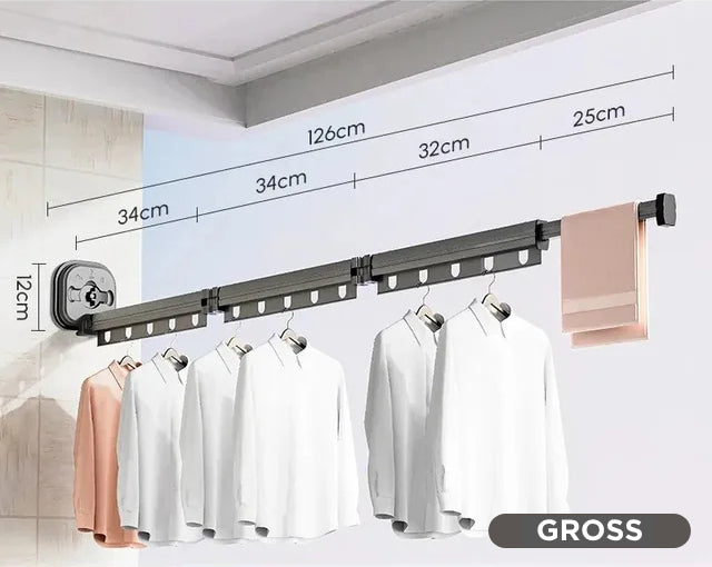 Retractable klessnor med sugekopp Luvikno