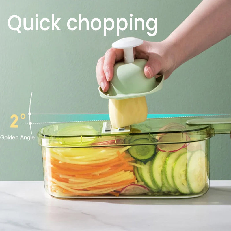 Multi-Purpose Grønnsaksskiver Kuttersett | Luvikno