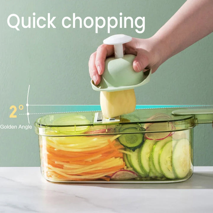 Multi-Purpose Grønnsaksskiver Kuttersett | Luvikno