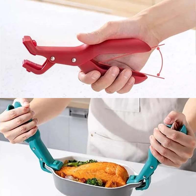 Multi-purpose anti-scalding bowl holder clip for the kitchen | Luvikno