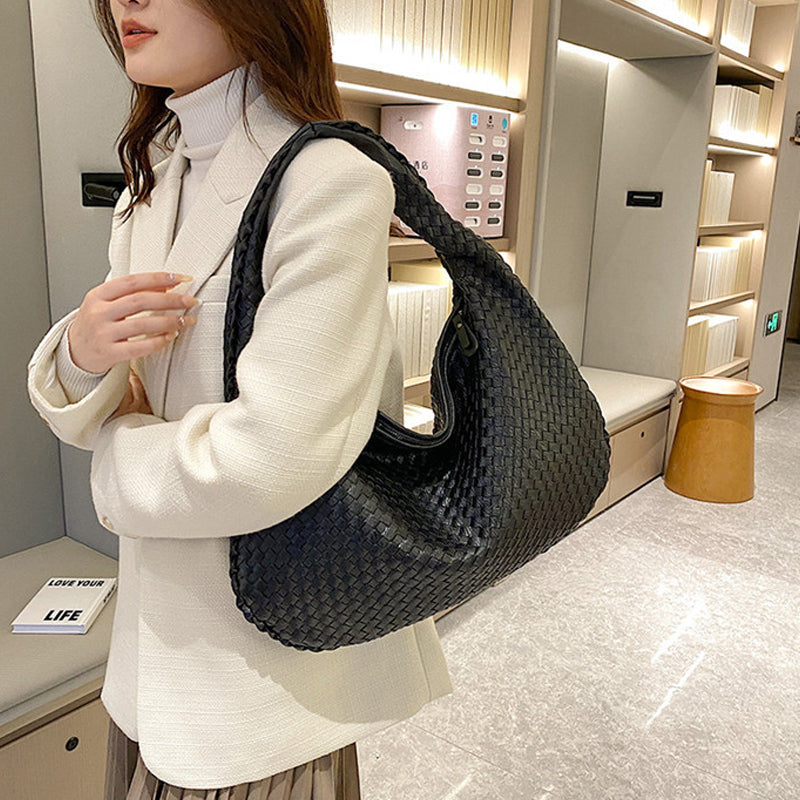 Elegant vevd bag for kvinner | Luvikno