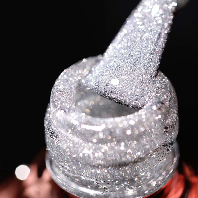 Glitter og diamant neglelakk (8ml) | Luvikno