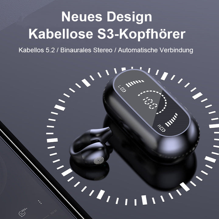 Luvikno | Trådløs Øreklips Bluetooth Headset