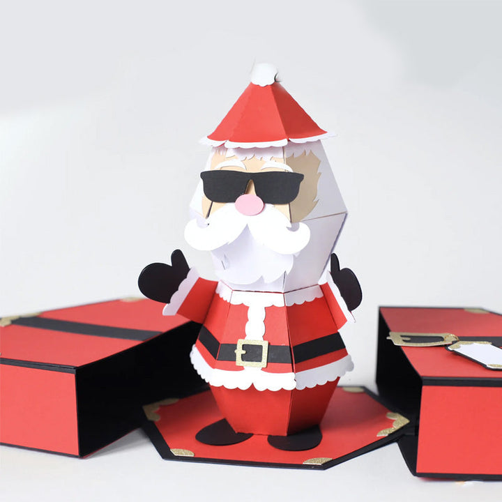 3D Pop-Up Card for the Santa Claus Prank | luvikno