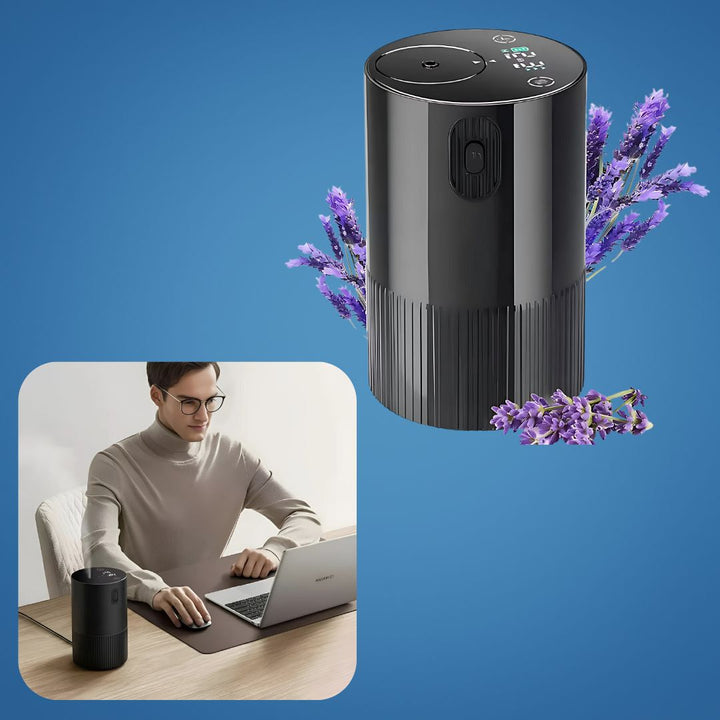 Oppladbar stille tåke – 10 ml stille timer – avslappende aromaterapi for søvn stresslindring kontor reise Luvikno
