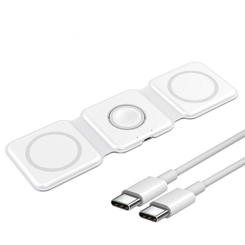 3 i 1 Trådløs Magnetisk Lader | Luvikno