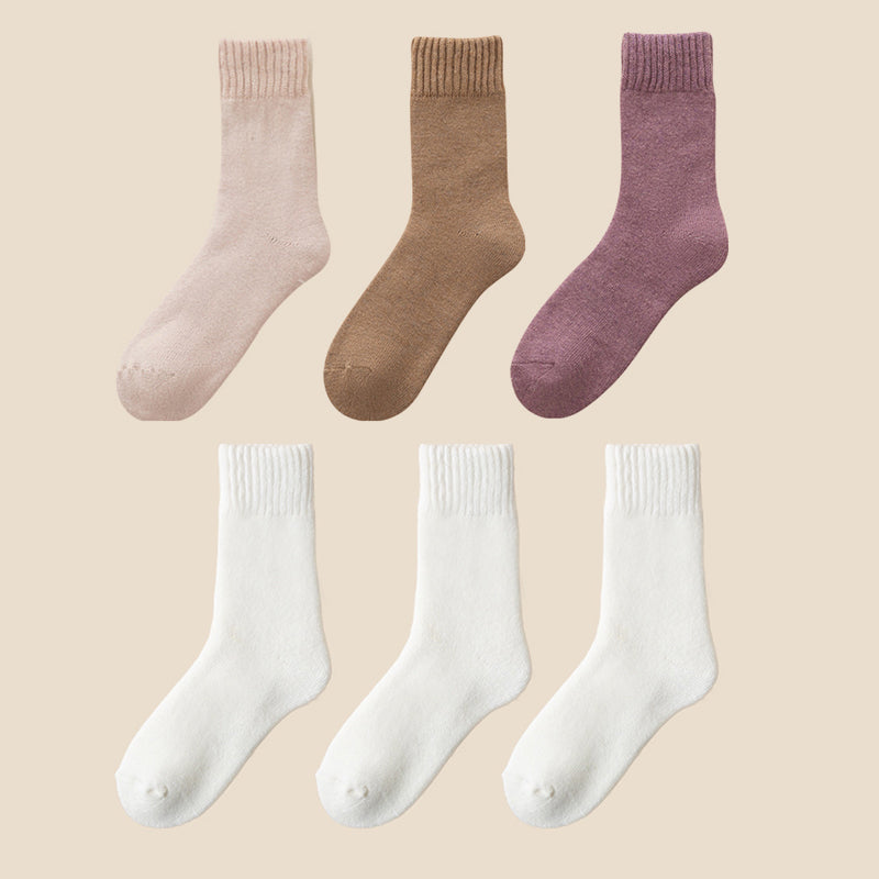 Luvikno | Cozy Unisex Vinter Termiske Sokker laget av Fløyel