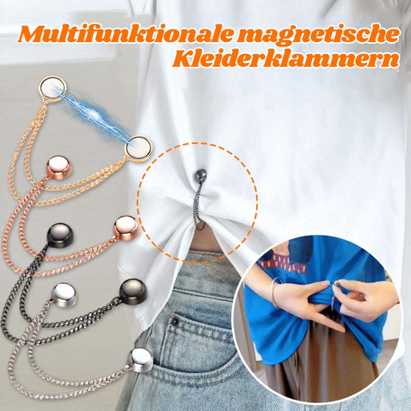 Luvikno | MagCloth Magnetiske Klesklipp | Rynkefri & Stoffvennlig | For Klær, Skjerf & Tilbehør | Perfekt for Garderobe & Reiser