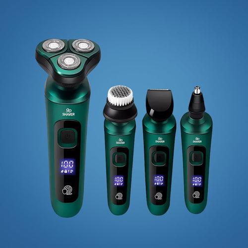 4-i-1 Grooming – Vanntett – LED-skjerm – USB-oppladbar – Fuktig og tørr barbering Luvikno