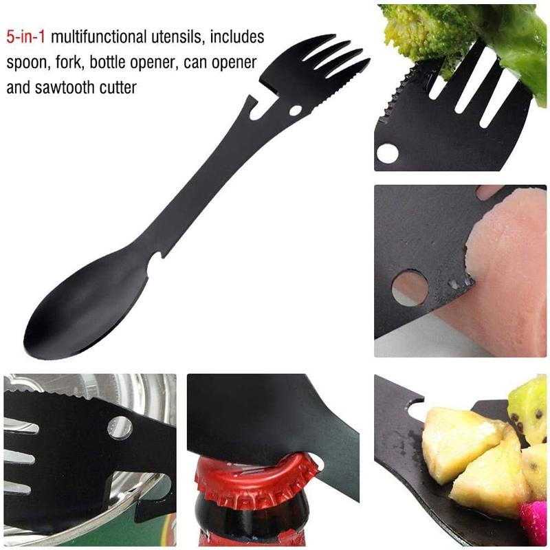 Trek Tool - 5 i 1 Taktisk Spork | Luvikno