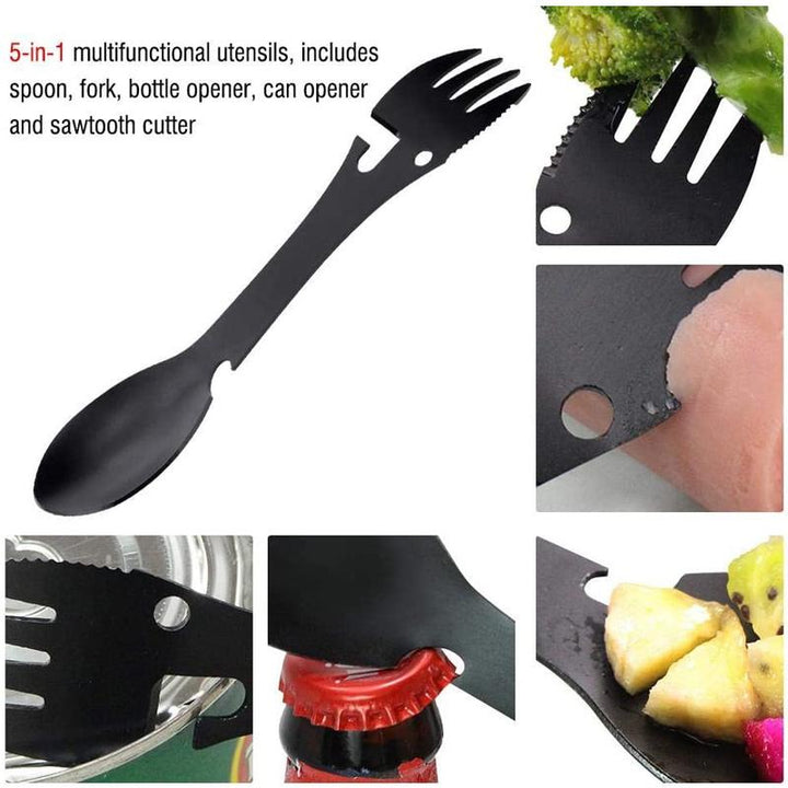 Trek Tool - 5 i 1 Taktisk Spork | Luvikno