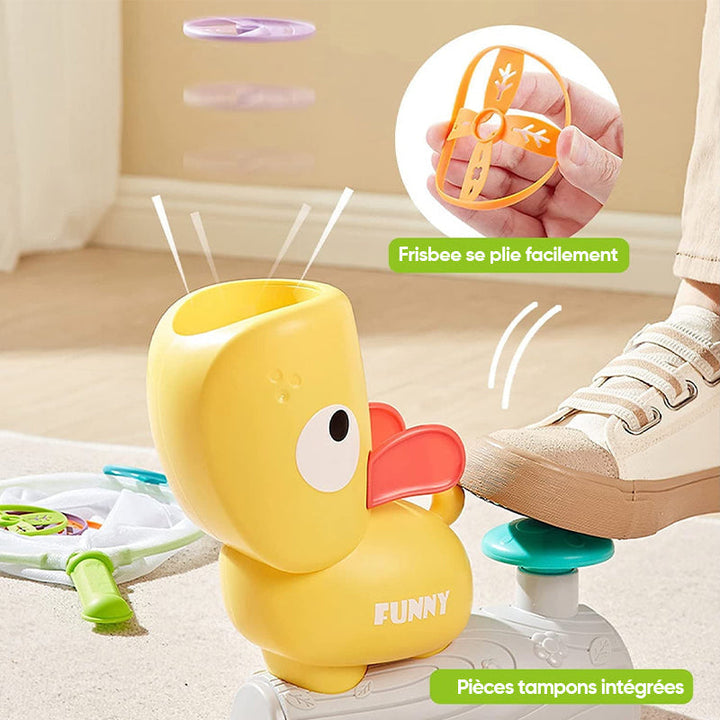 Toy flying ring catapult | luvikno