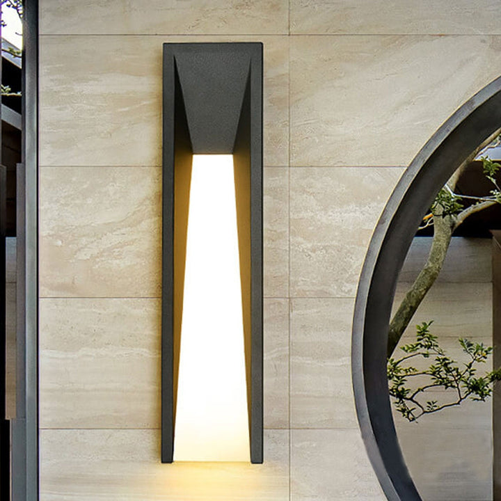 Vanntett Enkel Strip Design LED Utendørs Vegglampe | Luvikno