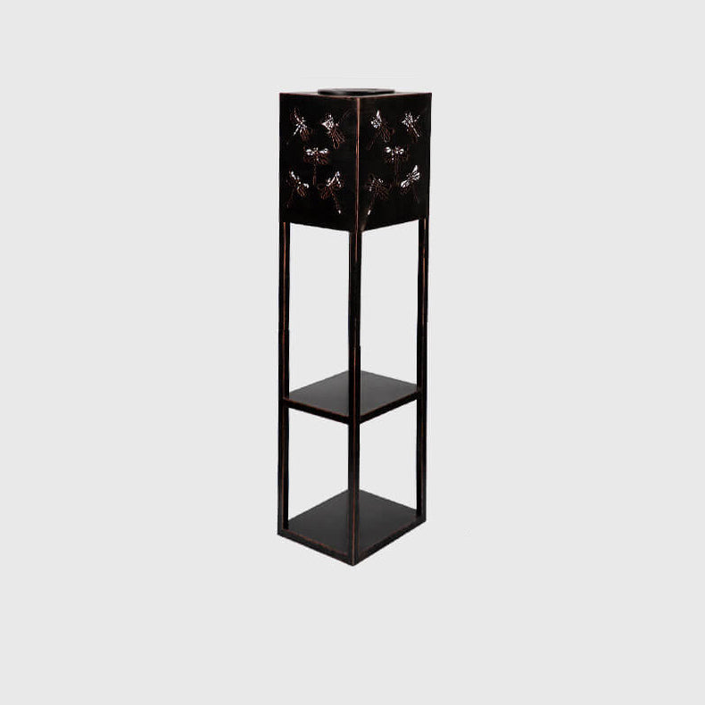 Solar Butterfly Light Shadow Square Shelf Planter Light Garden Decorative Outdoor Waterproof Patio Outdoor Light | Luvikno