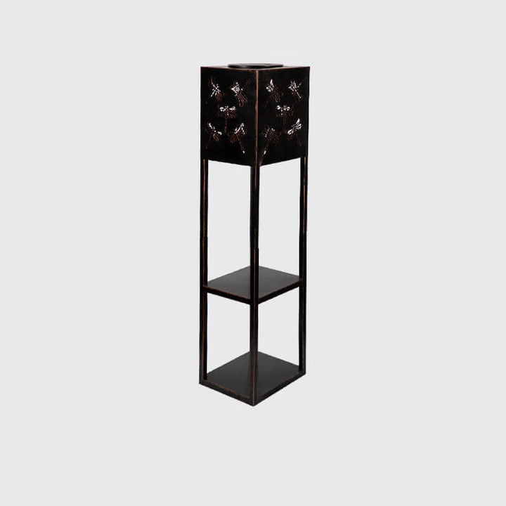 Solar Butterfly Light Shadow Square Shelf Planter Light Garden Decorative Outdoor Waterproof Patio Outdoor Light | Luvikno