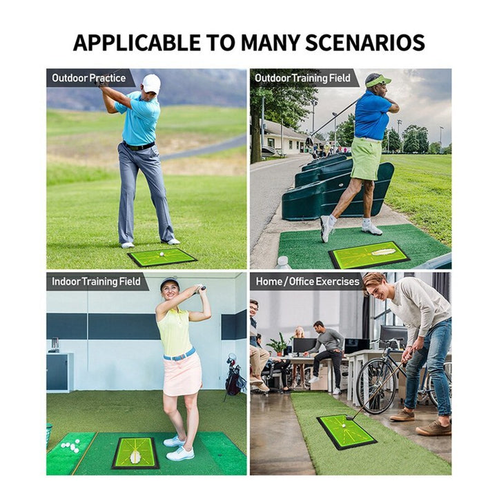 Golf Sving Tracker Matte - Bruk hjemme eller i parken Luvikno