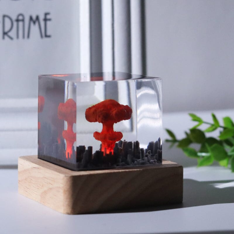 Resinlampe med eksplosive bomber | Luvikno