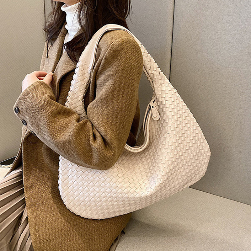 Elegant vevd bag for kvinner | Luvikno