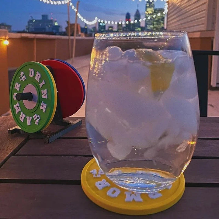 Vektskive Coaster Sett med 4 | Luvikno
