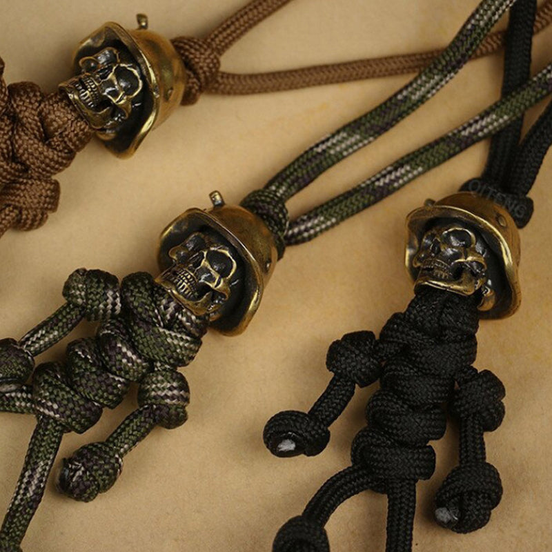 Luvikno | Skeleton Soldier Paracord Nøkkelring