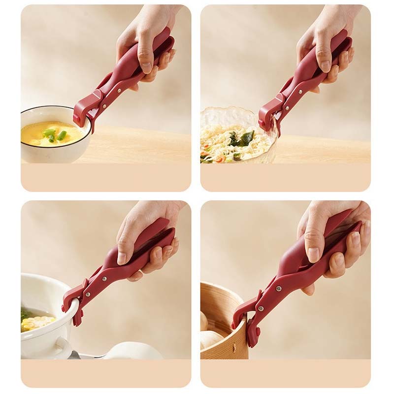 Multi-purpose anti-scalding bowl holder clip for the kitchen | Luvikno