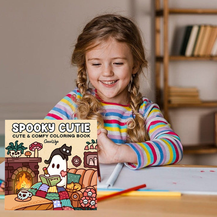 Spooky Cutie: Fargebok for Voksne og Tenåringer | Luvikno