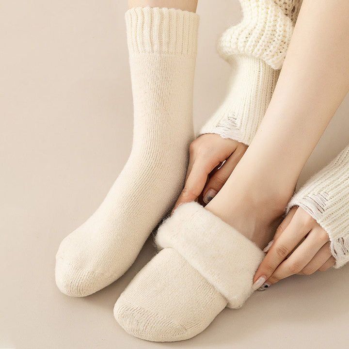 Luvikno | Cozy Unisex Vinter Termiske Sokker laget av Fløyel