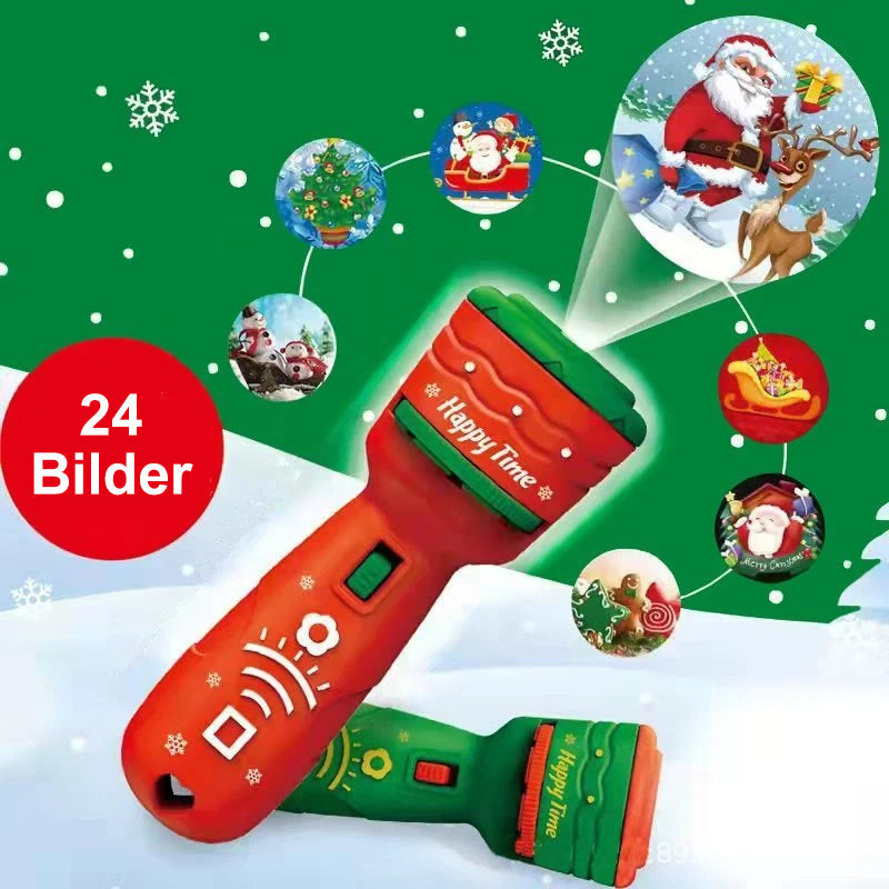 Luvikno | Julebelysende lommelykt-projektorlampe
