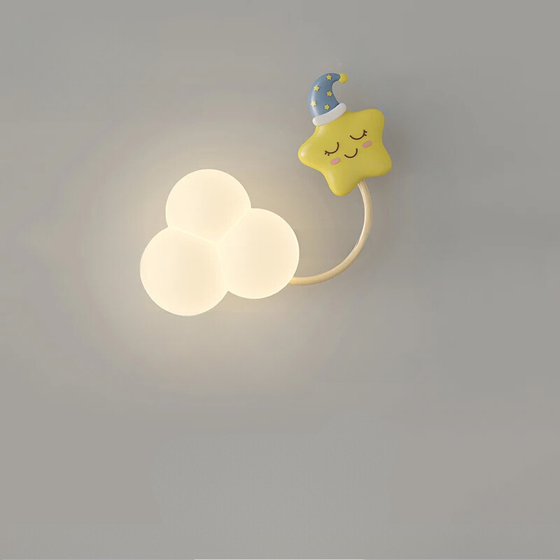 CartoonAirplane Lys – Lekfull Vegglampe for Barnerommet Luvikno