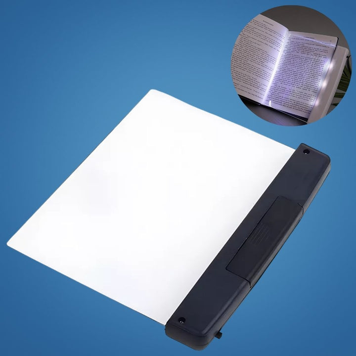 PageGlow | Flat LED Boklys – Blendingfritt Fullside Belysning – Slank Bærbar Design – Øyevennlig for Reisende & Sengetidslesere Luvikno
