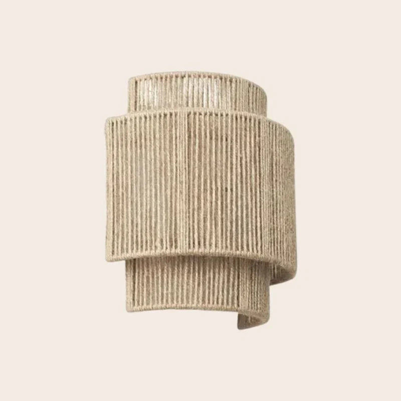 Luvikno | Moderne Flettet Rattan Vegglampe