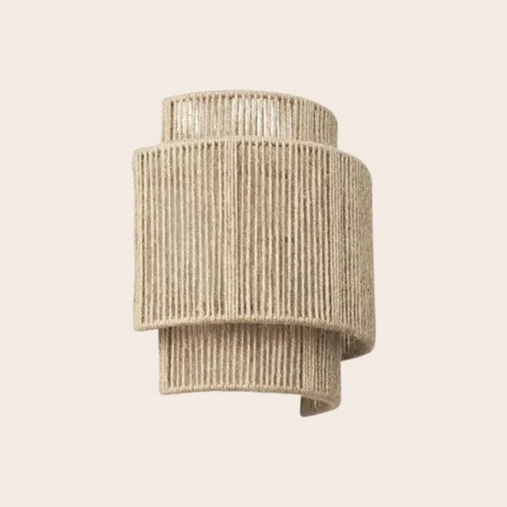Luvikno | Moderne Flettet Rattan Vegglampe