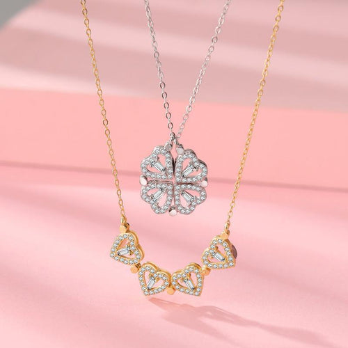 Hollow Four-Leaf Clover Necklace | Luvikno