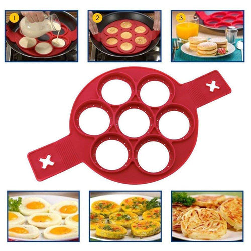 Non-stick silikon pannekakeform ring | Luvikno