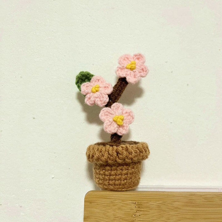 Luvikno | Håndlaget strikkede blomster