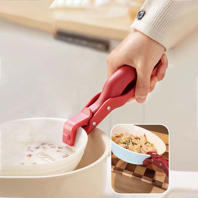 Multi-purpose anti-scalding bowl holder clip for the kitchen | Luvikno