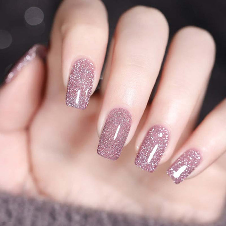 Glitter og diamant neglelakk (8ml) | Luvikno